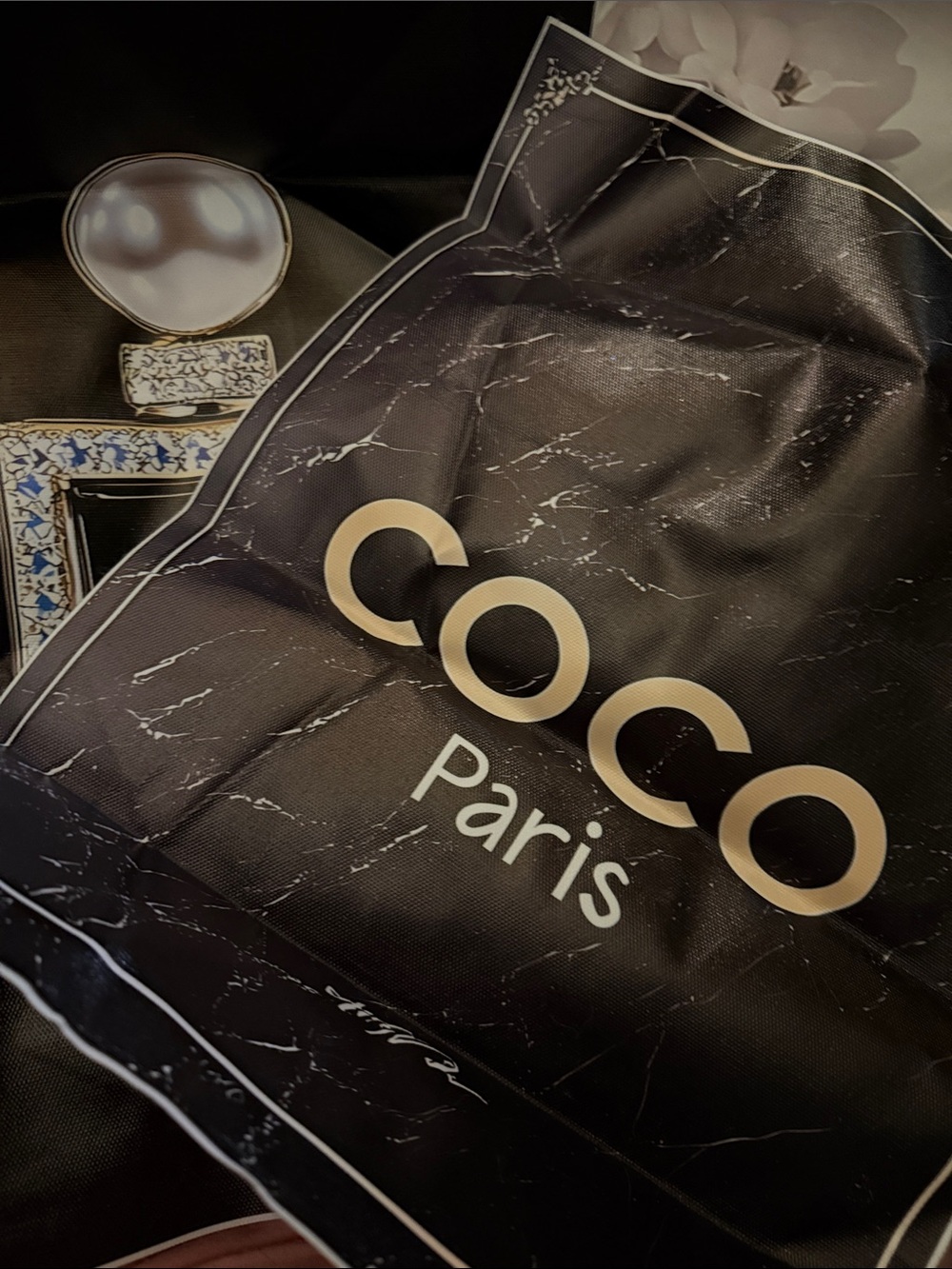 COCO Paris Black and Gold Art Poster